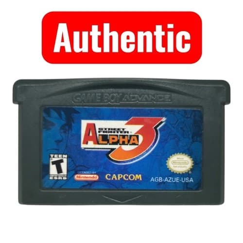 Street Fighter Alpha 3 (Nintendo Game Boy Advance, 2002) GBA Authentic #B10