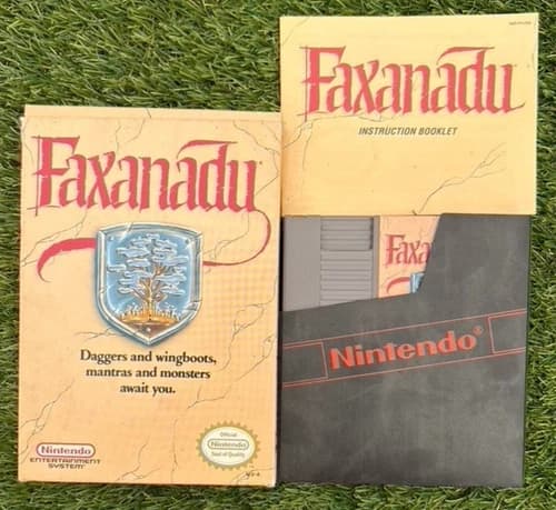 Faxanadu Nintendo NES CIB Role Playing Game