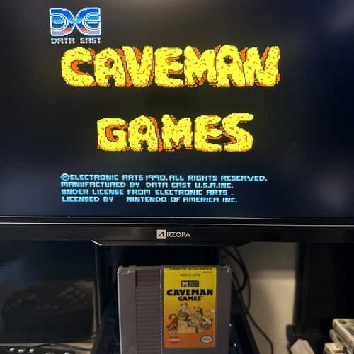 Caveman Games (Nintendo Entertainment System, 1990)