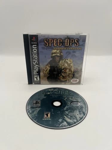 Spec Ops Airborne Commando PS1 PlayStation 1 PSOne Complete CIB Tested & Working
