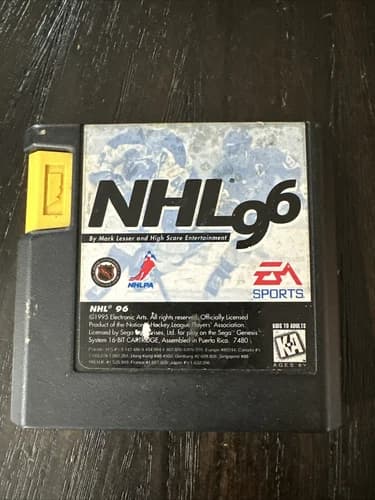 Sega Genesis Game Only NHL 96
