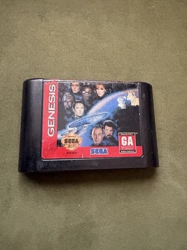 Star Trek The Next Generation Sega Genesis Cartridge Tested