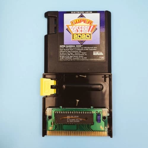 Super Baseball 2020 (Sega Genesis, 1993) Cartridge Only Tested Working