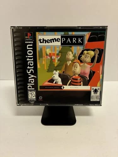 Theme Park Playstation 1 PS1 Complete CIB Authentic Tested