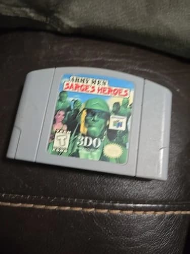 Army Men Sarges Heroes (Nintendo 64, N64, Cartridge Only Tested Good