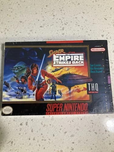 UNOPENED Super Stars Wars - The Empire Strikes Back -- Nintendo -- SNES