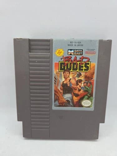 Bad Dudes Nintendo NES Cartridge 1990 Release, Tested