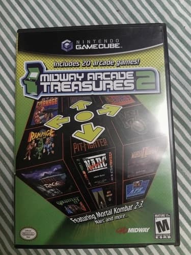 Midway Arcade Treasures 2 - Nintendo Gamecube Pristine Tested Authentic