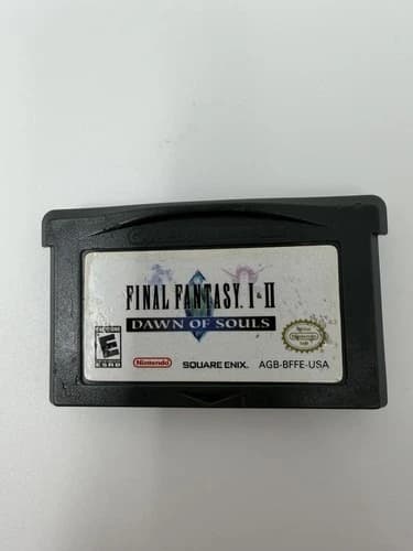 Final Fantasy 1 and 2 Dawn of Souls (Gameboy Advance GBA) Authentic Tested