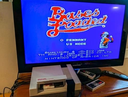 Bases Loaded (Nintendo NES, 1988) Authentic Video Game Cartridge TESTED & WORKS