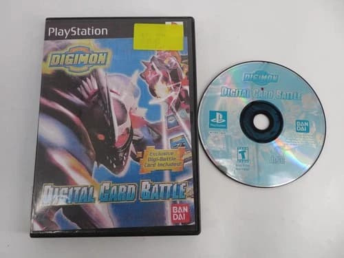 DISC ONLY - Digimon Digital Card Battle (Sony PlayStation 1, 1997) PS1 - WORKS