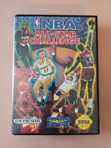 NBA All-Star Challenge (Sega Genesis, 1992) CIB