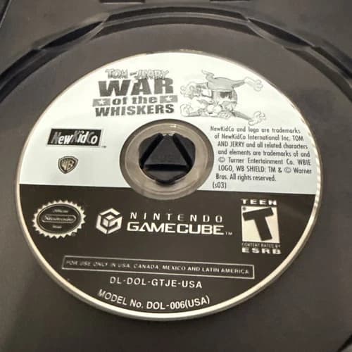 Tom and Jerry In War of the Whiskers Nintendo GameCube GC (Disc Only) - Tested!