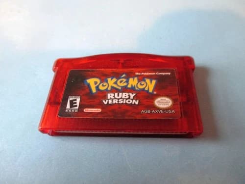 Pokemon Ruby Version Game Boy Advance SP Game