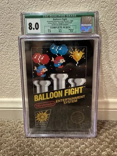 Balloon Fight CIB NES