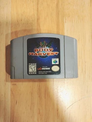 Body Harvest (Nintendo 64, 1998) N64 Game Cartridge Only Tested Authentic