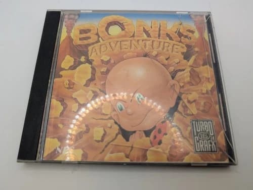 Bonk's Adventure (TurboGrafx-16, 1990) Complete in case, tested working!