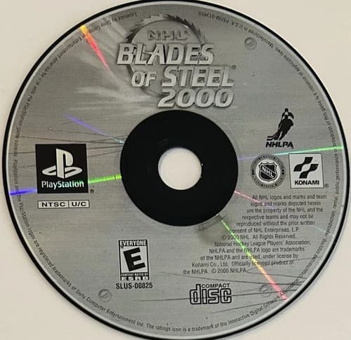 NHL Blades of Steel 2000 (PlayStation 1, PS1) DISC ONLY | NO TRACKING | M174