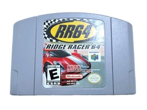 Ridge Racer 64 Nintendo 64 N64 Game Cartridge Racing Nintendo Tested