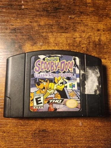 Scooby-Doo Classic Creep Capers (Nintendo 64, 2001) N64 THQ Authentic Cartridge