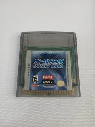 X Men Mutant Wars Nintendo Game Boy Color GBC Authentic Tested Working