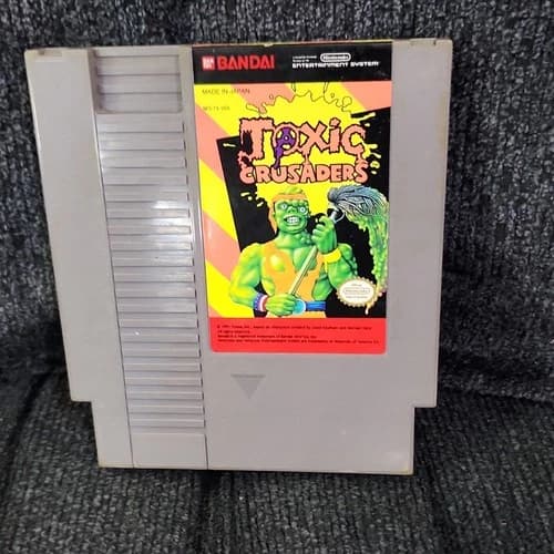 Bandai Toxic Crusaders (Nintendo NES) Original Game Cartridge Classic Video Game