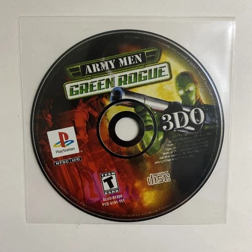 Army Men: Green Rogue (Sony PlayStation 1, 2001) PS1 Disc Only!