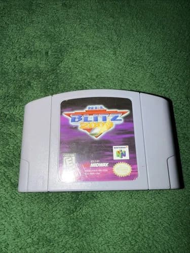 NFL Blitz 2000 (Nintendo 64, 1999) N64 Midway Authentic