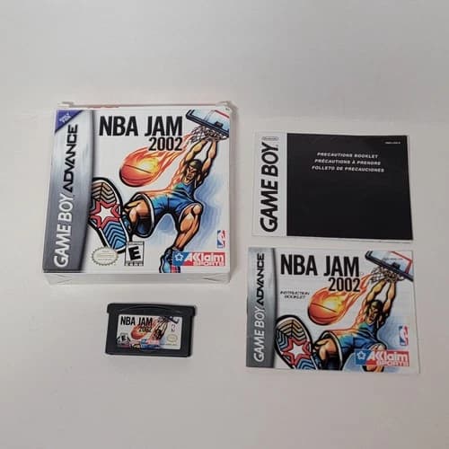 NBA Jam 2002 Game Boy Advance Complete CIB Nintendo GBA