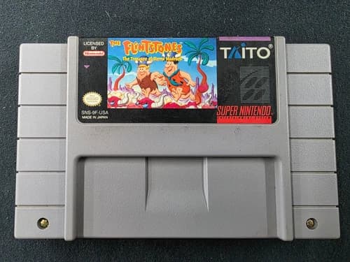 The Flintstones: Treasure of Sierra Madrock (SNES) - Tested & Working -Game Only