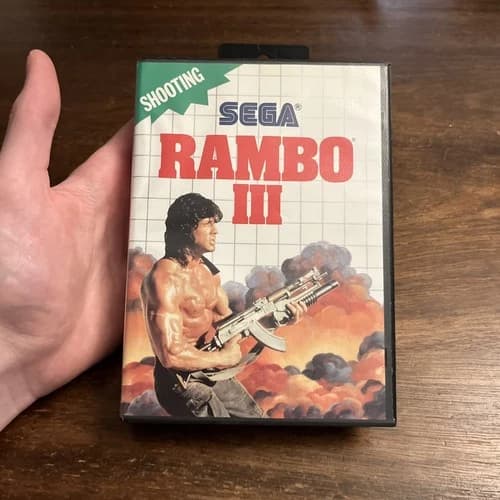 Rambo III (Sega Master System) Complete - Tested - Authentic