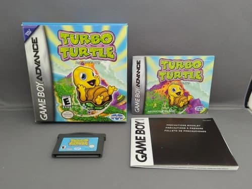 * Turbo Turtle Adventure (Nintendo Game Boy Advance GBA, 2002) Complete CIB