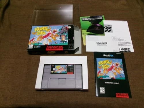#654 SUPER NINTENDO - SNES - FRANTIC FLEA - CIB