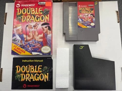 CIB Double Dragon (Nintendo Entertainment System, NES, 1988) - Tested