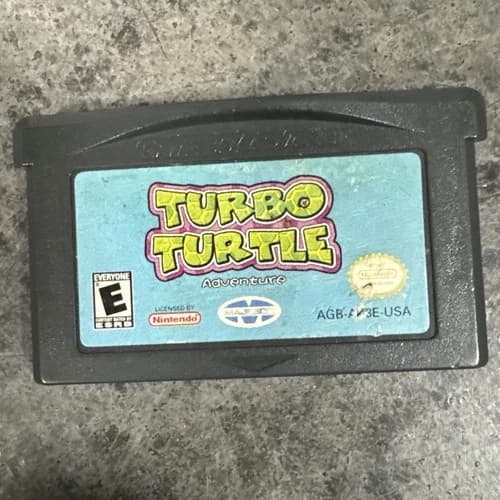 Turbo Turtle (Nintendo GameBoy Advance GBA) Authentic Cartridge Tested