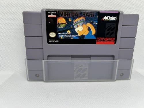 Virtual Bart Super Nintendo SNES Tested AUTHENTIC!