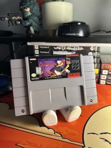 1996 Disney Maui Mallard in Cold Shadow Super Nintendo SNES Authentic Cartridge