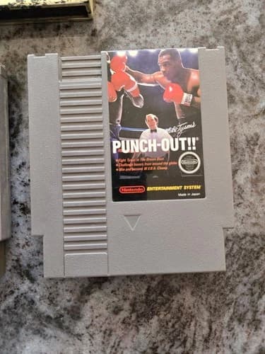 Mike Tyson's Punch-Out 1987 Authentic Nintendo NES Game Cartridge-Working Copy