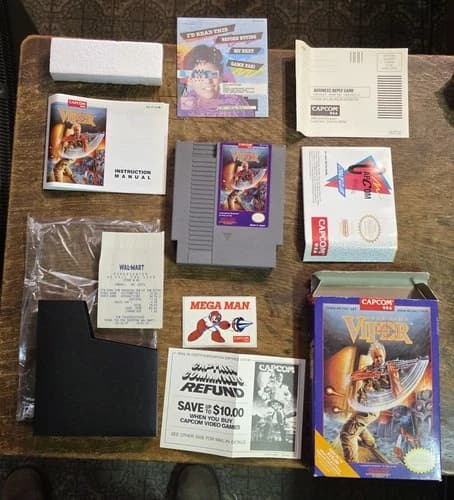 Code Name: Viper Nintendo NES Capcom Complete w/Box Manual Receipt Etc 1989