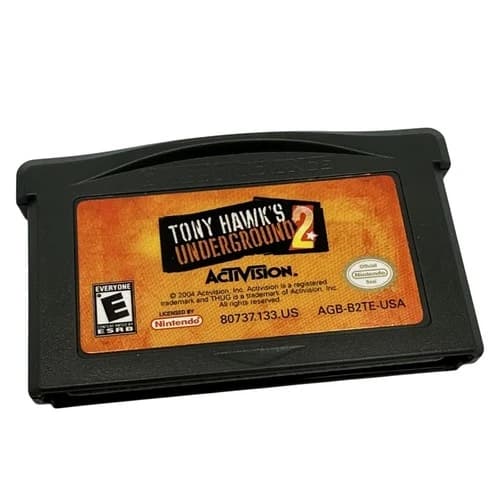 Tony Hawks Underground 2 Game Boy Advance Cartridge Activision 2004 Tested
