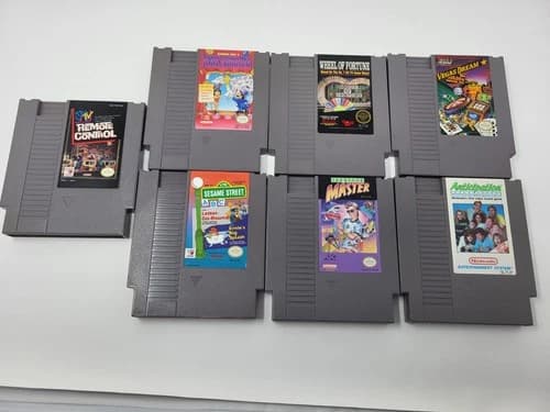Anticipation, Remote Control, Trickshooting, Treasure Master, Vegas Dream NES