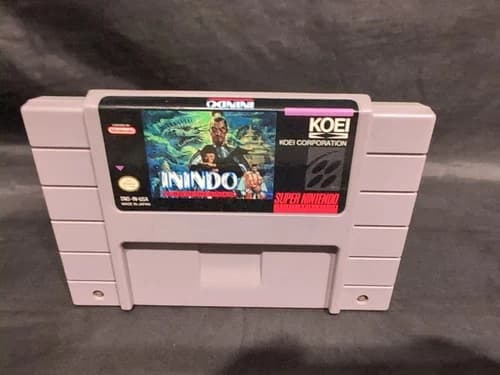 Inindo The Way of the Ninja SNES Super Nintendo Cart Only