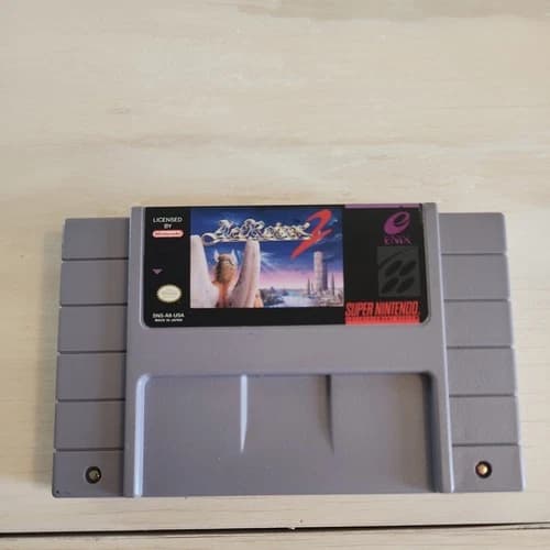 ActRaiser 2 (Super Nintendo, 1993) SNES Authentic Tested Working