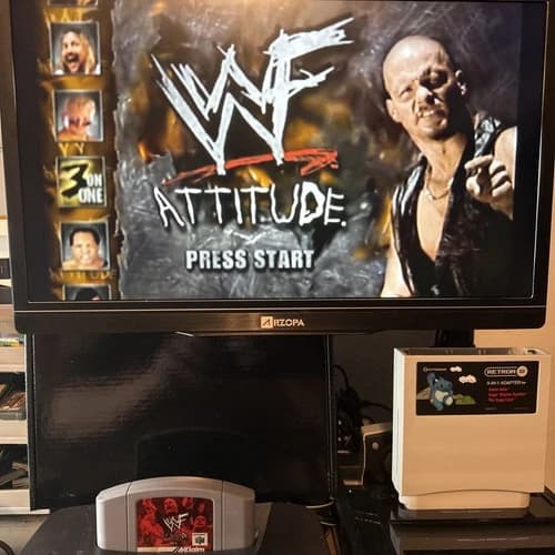 WWF Attitude (Nintendo 64 N64, 1999)