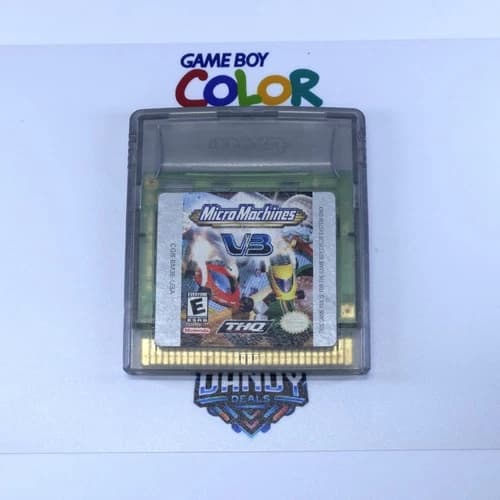 Micro Machines V3 GBC Authentic, Tested - GameBoy Color