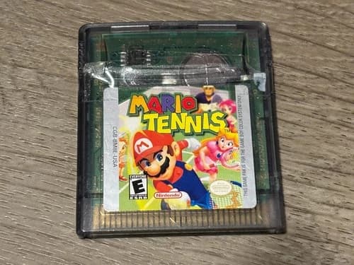 Mario Tennis Nintendo Game Boy Color Cleaned & Tested Authentic