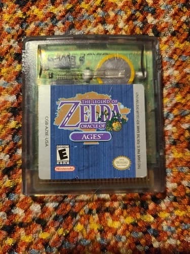 Zelda: Oracle of Ages Nintendo Game Boy Color Tested Workimg Oem Gbc