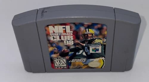 NFL Quarterback Club 98 Nintendo 64 N64 Game Cartridge EA Sports
