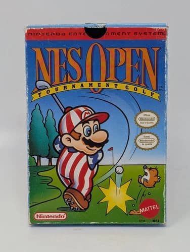 NES Open Tournament Golf (Nintendo NES, 1991) - CIB Complete