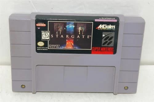 Stargate (Super Nintendo, 1995) SNES AUTHENTIC CLEANED & TESTED